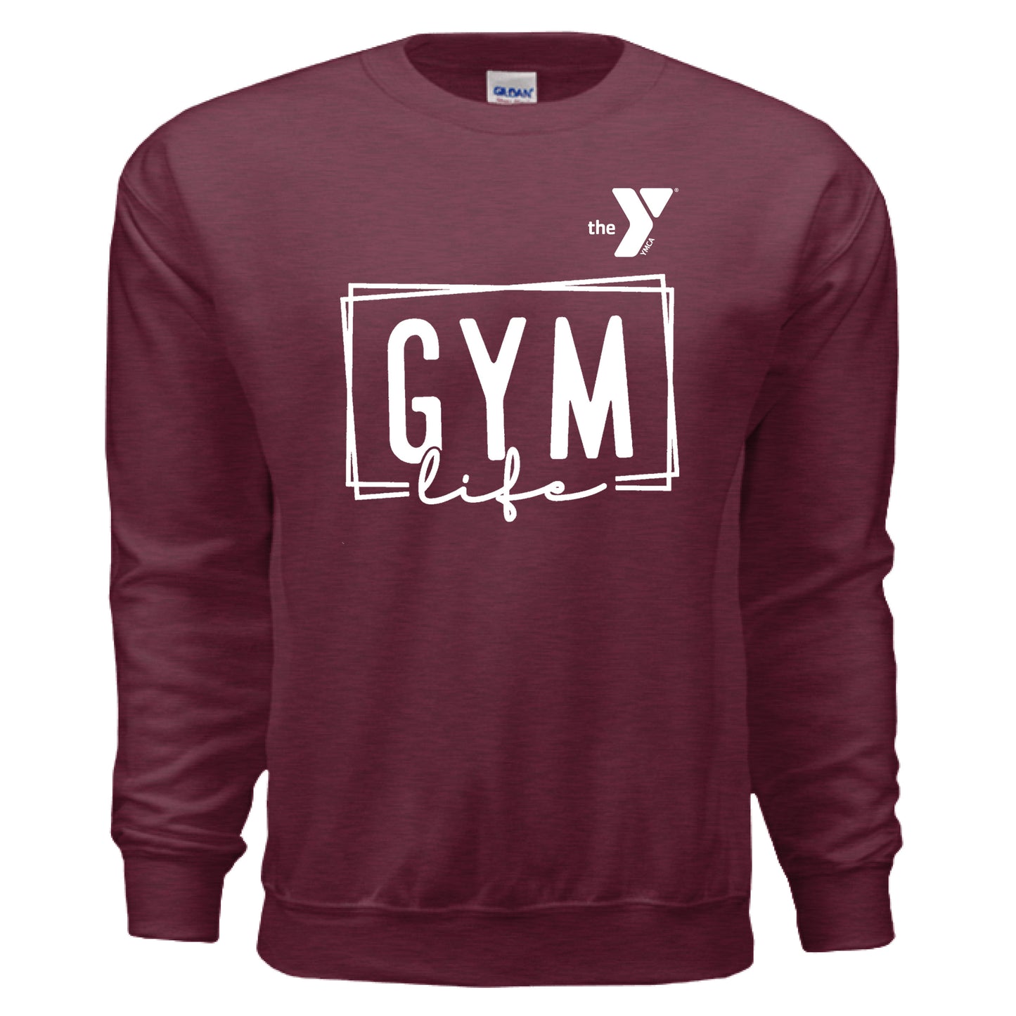 Heather Sport Dark Maroon - FRONT